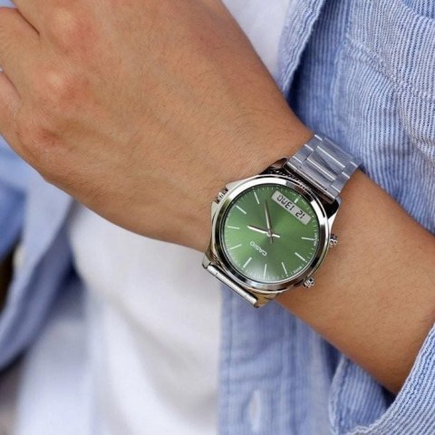 ZEGAREK MĘSKI CASIO MTP-VC01D-3E+ BOX (zd239b) Casio