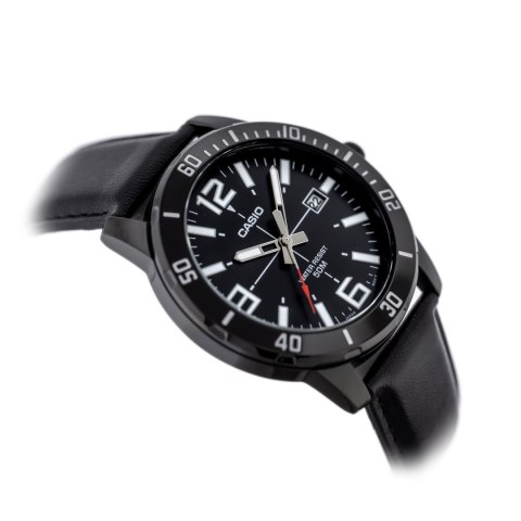 ZEGAREK MĘSKI CASIO MTP-VD01BL-1B (zd169d) + BOX Casio