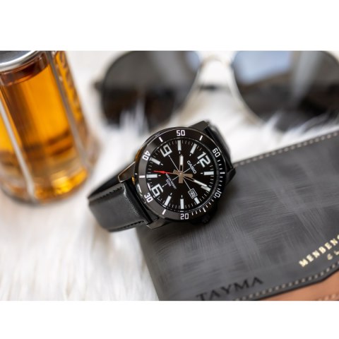 ZEGAREK MĘSKI CASIO MTP-VD01BL-1B (zd169d) + BOX Casio