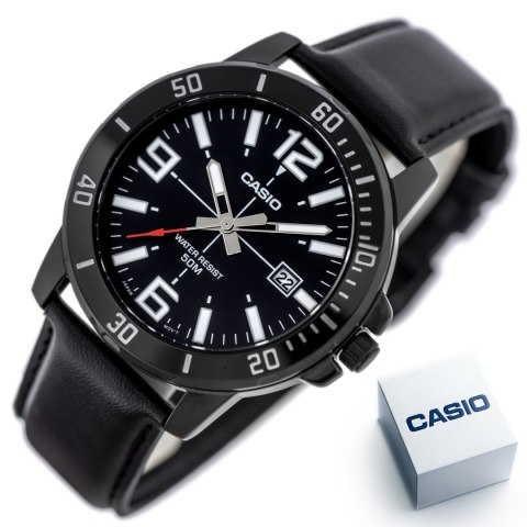 ZEGAREK MĘSKI CASIO MTP-VD01BL-1B (zd169d) + BOX Casio