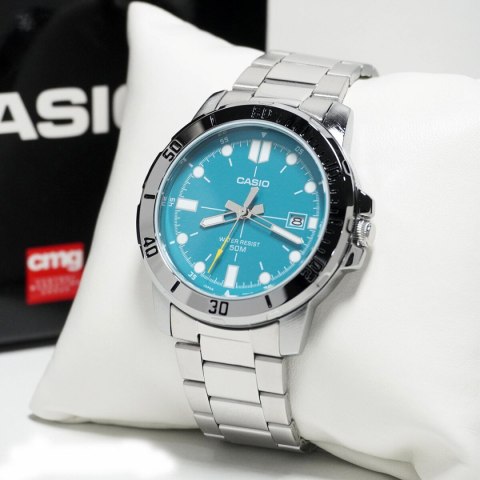 ZEGAREK MĘSKI CASIO MTP-VD01D-3E2 (zd185h) + BOX Casio