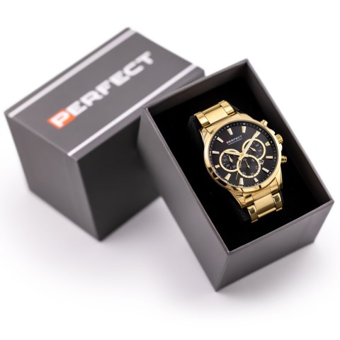 ZEGAREK MĘSKI PERFECT M510CH-02 - CHRONOGRAF (zp386b) + BOX Perfect
