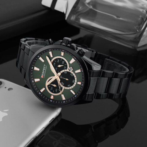ZEGAREK MĘSKI PERFECT M510CH-04 - CHRONOGRAF (zp386d) + BOX Perfect