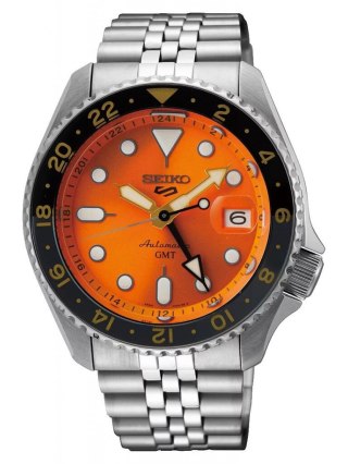 ZEGAREK MĘSKI SEIKO 5 SPORTS SSK005K1 GMT AUTOMAT WR100 + BOX Seiko