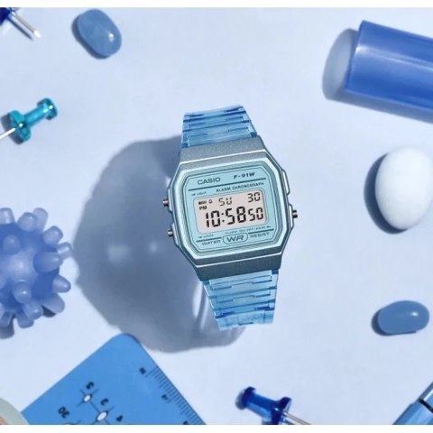 Zegarek Unisex Casio Retro Vintage F-91WS-2 (zd648b) + BOX Casio