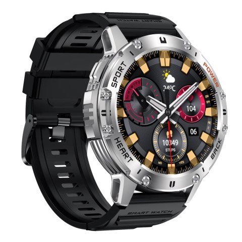 SMARTWATCH MĘSKI GRAVITY GT22-2 - AMOLED, DODATKOWY PASEK (sg030b) Gravity