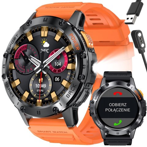 SMARTWATCH MĘSKI GRAVITY GT22-3 - AMOLED, DODATKOWY PASEK (sg030c) Gravity