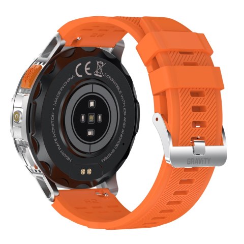 SMARTWATCH MĘSKI GRAVITY GT22-4 - AMOLED, DODATKOWY PASEK (sg030d) Gravity