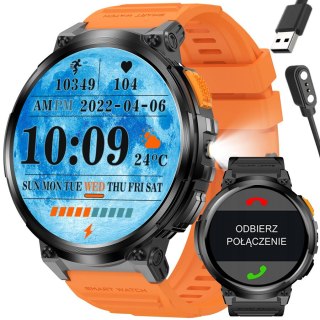 SMARTWATCH MĘSKI GRAVITY GT23-3 - LATARKA, DODATKOWY PASEK (sg031c) Gravity