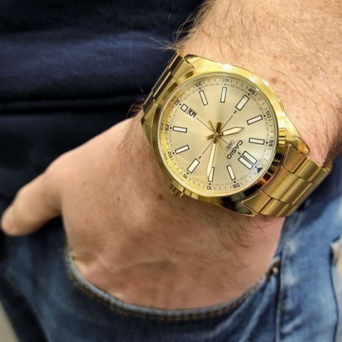 ZEGAREK MĘSKI CASIO MTP-VD02G-9EUDF (zd217d) + BOX Casio