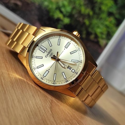 ZEGAREK MĘSKI CASIO MTP-VD02G-9EUDF (zd217d) + BOX Casio
