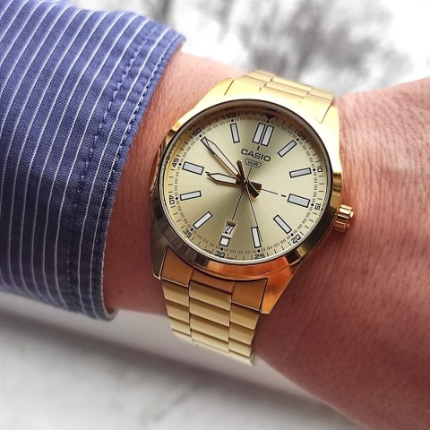ZEGAREK MĘSKI CASIO MTP-VD02G-9EUDF (zd217d) + BOX Casio