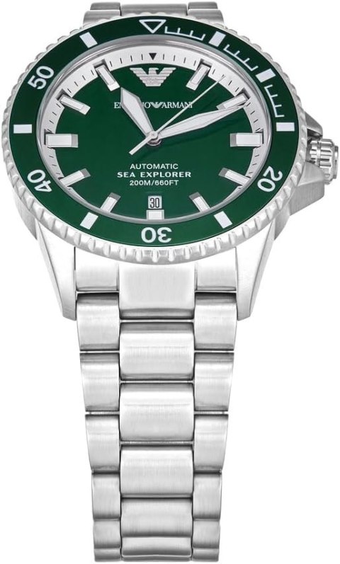 ZEGAREK MĘSKI EMPORIO ARMANI AR60080 Sea Explorer AUTOMATIC (zi110b) + BOX Emporio Armani