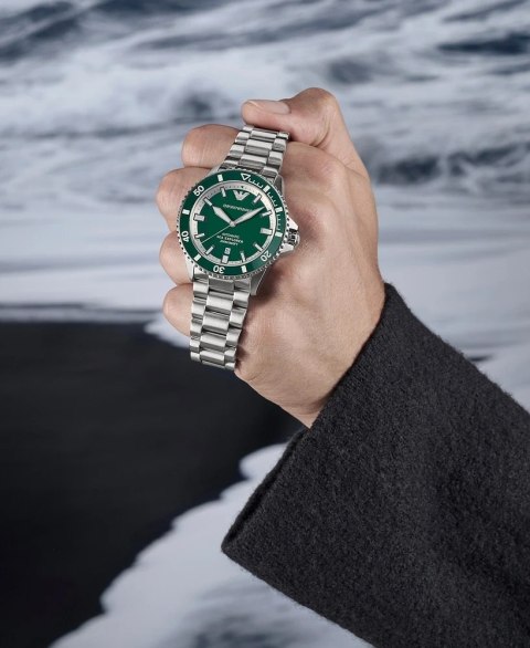 ZEGAREK MĘSKI EMPORIO ARMANI AR60080 Sea Explorer AUTOMATIC (zi110b) + BOX Emporio Armani