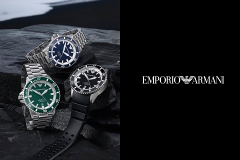 ZEGAREK MĘSKI EMPORIO ARMANI AR60080 Sea Explorer AUTOMATIC (zi110b) + BOX Emporio Armani