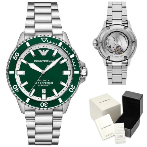 ZEGAREK MĘSKI EMPORIO ARMANI AR60080 Sea Explorer AUTOMATIC (zi110b) + BOX Emporio Armani