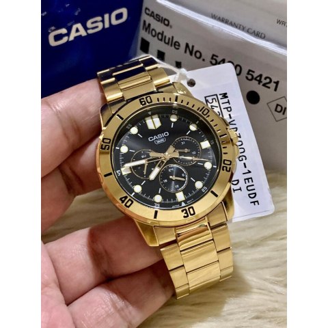 Zegarek Męski Casio MTP-VD300G-1EUDF (zd268d) + BOX Casio