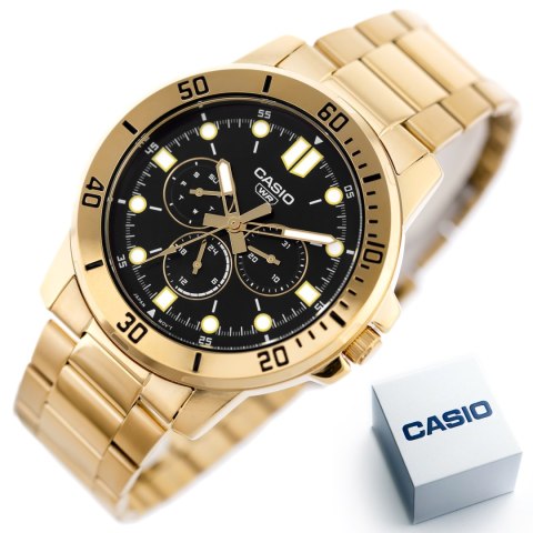 Zegarek Męski Casio MTP-VD300G-1EUDF (zd268d) + BOX Casio