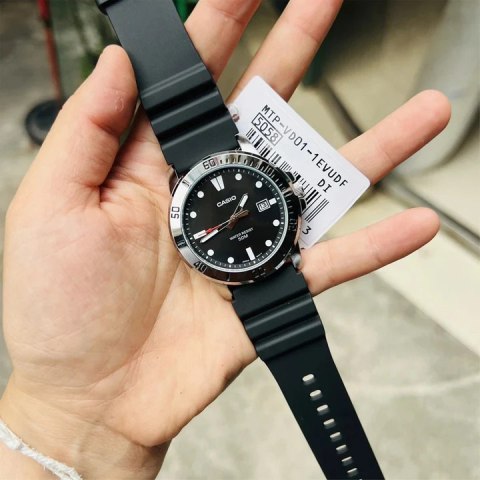 ZEGAREK MĘSKI CASIO MTP-VD01-1E (zd169g) + BOX Casio