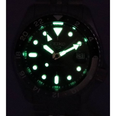 ZEGAREK MĘSKI SEIKO 5 SPORTS SSK019K1 GMT AUTOMAT + BOX Seiko
