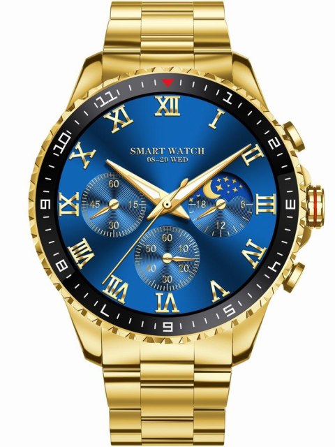 SMARTWATCH MĘSKI GRAVITY GT16-1 - WYKONYWANIE POŁĄCZEŃ, CIŚNIENIOMIERZ (sg034a) Gravity