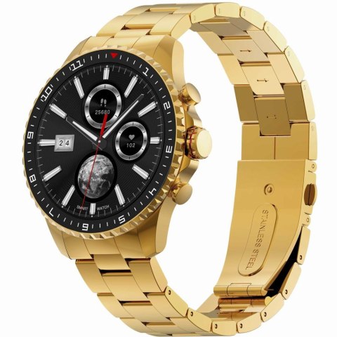 SMARTWATCH MĘSKI GRAVITY GT16-1 - WYKONYWANIE POŁĄCZEŃ, CIŚNIENIOMIERZ (sg034a) Gravity