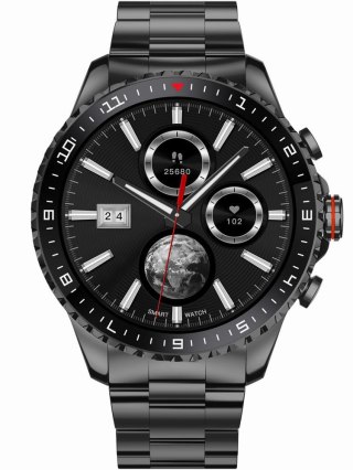 SMARTWATCH MĘSKI GRAVITY GT16-2 - WYKONYWANIE POŁĄCZEŃ, CIŚNIENIOMIERZ (sg034b) Gravity