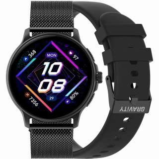 SMARTWATCH UNISEX GRAVITY GT12-1 - ROZMOWY BLUETOOTH, DODATKOWY PASEK (sg035a) Gravity