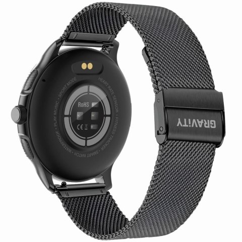 SMARTWATCH UNISEX GRAVITY GT12-1 - ROZMOWY BLUETOOTH, DODATKOWY PASEK (sg035a) Gravity