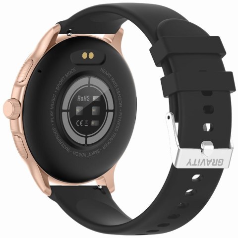 SMARTWATCH UNISEX GRAVITY GT12-4 - ROZMOWY BLUETOOTH, DODATKOWY PASEK (sg035d) Gravity