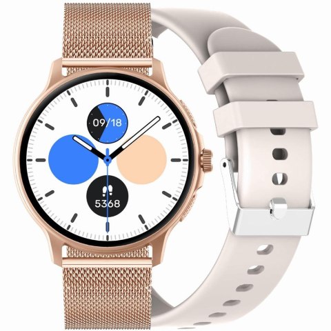 SMARTWATCH UNISEX GRAVITY GT12-5 - ROZMOWY BLUETOOTH, DODATKOWY PASEK (sg035e) Gravity