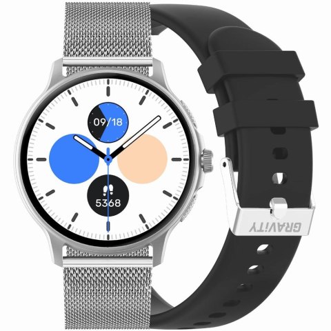 SMARTWATCH UNISEX GRAVITY GT12-7 - ROZMOWY BLUETOOTH, DODATKOWY PASEK (sg035g) Gravity