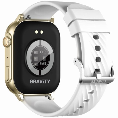 SMARTWATCH UNISEX GRAVITY GT15-10 - ROZMOWY BLUETOOTH, DODATKOWY PASEK (sg029j) Gravity