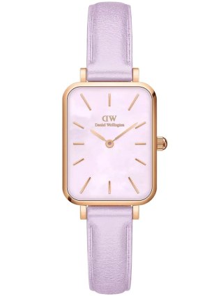 ZEGAREK DAMSKI DANIEL WELLINGTON Quadro Lavender Mop 20mm DW00100637 + BOX (zw521b) Daniel Wellington
