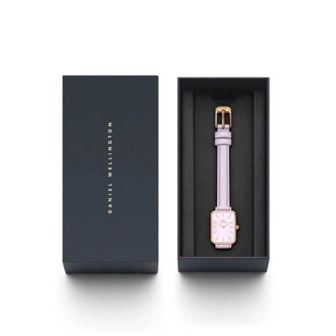ZEGAREK DAMSKI DANIEL WELLINGTON Quadro Lavender Mop 20mm DW00100637 + BOX (zw521b) Daniel Wellington