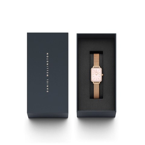 ZEGAREK DAMSKI DANIEL WELLINGTON Quadro Lumine Bezel Melrose Pink DW00100669 + BOX (zw519j) Daniel Wellington