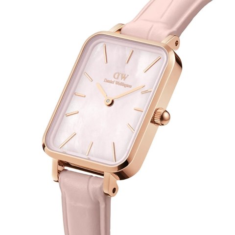 ZEGAREK DAMSKI DANIEL WELLINGTON Quadro Pressed Melrose Pearl 20mm DW00100508 + BOX (zw521a) Daniel Wellington