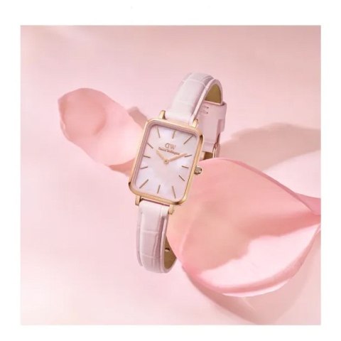 ZEGAREK DAMSKI DANIEL WELLINGTON Quadro Pressed Melrose Pearl 20mm DW00100508 + BOX (zw521a) Daniel Wellington