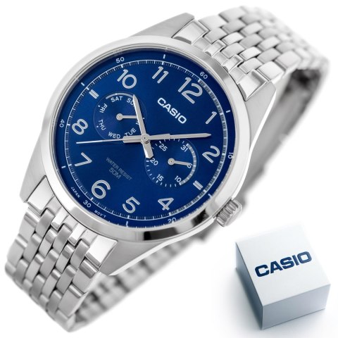 ZEGAREK MĘSKI CASIO MTP-E340D-2A (zd264b) + BOX Casio