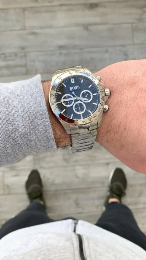 ZEGAREK MĘSKI HUGO BOSS 1512965 - IKON (zh008e) + BOX Hugo Boss