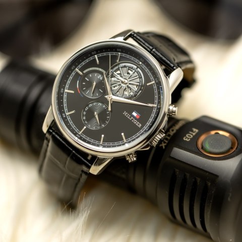 ZEGAREK MĘSKI TOMMY HILFIGER 1710605 Steward Open Heart + BOX Tommy Hilfiger