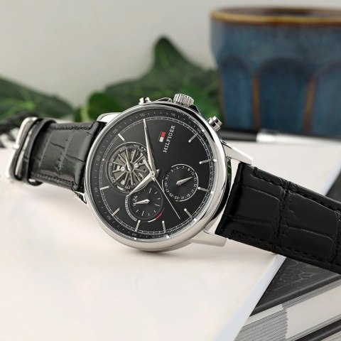 ZEGAREK MĘSKI TOMMY HILFIGER 1710605 Steward Open Heart + BOX Tommy Hilfiger