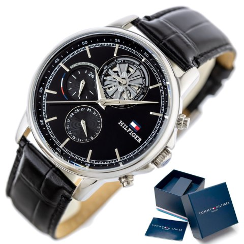 ZEGAREK MĘSKI TOMMY HILFIGER 1710605 Steward Open Heart + BOX Tommy Hilfiger