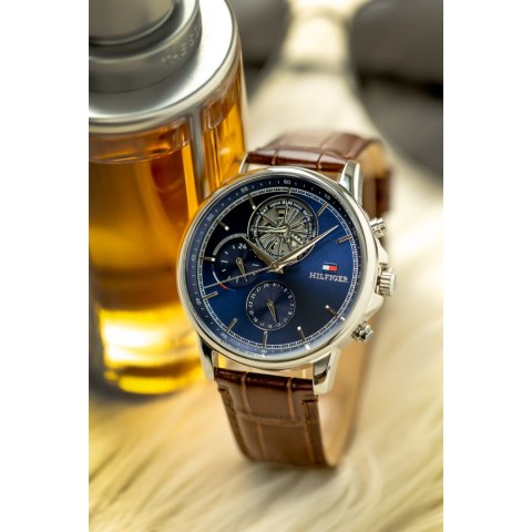 ZEGAREK MĘSKI TOMMY HILFIGER 1710629 Steward Open Heart + BOX Tommy Hilfiger