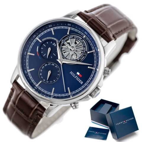 ZEGAREK MĘSKI TOMMY HILFIGER 1710629 Steward Open Heart + BOX Tommy Hilfiger