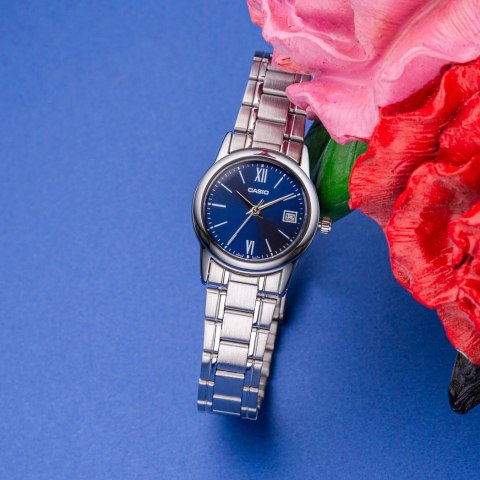 Zegarek Damski Casio LTP-V002D-2B3UDF + BOX Casio