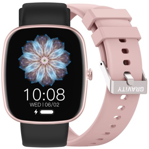 SMARTWATCH UNISEX GRAVITY GT18-1 - ROZMOWY BLUETOOTH, DODATKOWY PASEK (sg036a) Gravity