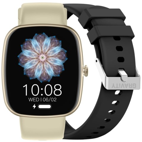 SMARTWATCH UNISEX GRAVITY GT18-7 - ROZMOWY BLUETOOTH, DODATKOWY PASEK (sg036g) Gravity
