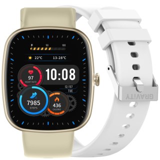 SMARTWATCH UNISEX GRAVITY GT18-8 - ROZMOWY BLUETOOTH, DODATKOWY PASEK (sg036h) Gravity