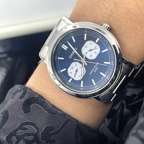 ZEGAREK MĘSKI CASIO MTP-E335D-2E1 (zd274b) + BOX Casio
